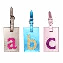 Bombay Duck Alphabet Luggage Tags