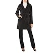 Mossimo&reg; Black Women's Wool Drape Collar Jacket - Charcoal/Brown Multicolor