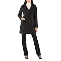 Mossimo&reg; Black Women's Wool Drape Collar Jacket - Charcoal/Brown Multicolor
