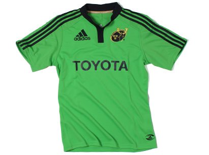 Munster 2011/12 Training Rugby Shirt Itense Green - size XL Munster 2011/12 Training Rugby Shirt Itense Green - size XL