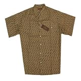 Tori Richard Big & Tall Leaf On Me Shirt - COFFEE