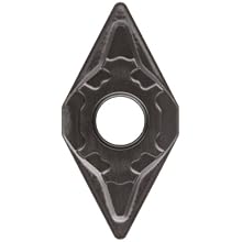 Sandvik Coromant T-MAX P Carbide Turning Insert, DNMG Style, 55 Degree Diamond Shape, KM Chipbreaker, GC3215 Grade, Multi-Layer Coating