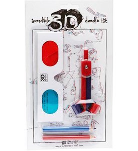 Childrens Toyshop  Toys : Amazing 3D Drawing Doodle Kit comes with 3-D Glasses!