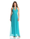 41ZGwnaIHML. SL160  BCBGMAXAZRIA Womens Starr Deep V Neck Halter Dress