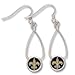New Orleans Saints French Loop Earrings title=