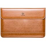 LENTION Premium Leather Sleeve Case for 13 Inch MacBook Air/MacBook Pro/MacBook Pro with Retina Display (Brown)