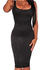 Polyester/Spandex Lace Spring Summer Winter Sleeveless Party Dress/Midi Dress 