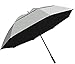 Suntek 68â€ Reflective UV Protection Windcheater Umbrella with Vented Double Canopy (Silver/Black)