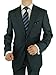 LUCIANO NATAZZI Italian Men's Suit 180'S Cashmere Wool Ticket Pocket Stripe