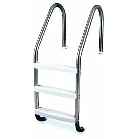 Hydro Tools 87905 3-Step In-Ground Stainless Steel Ladder