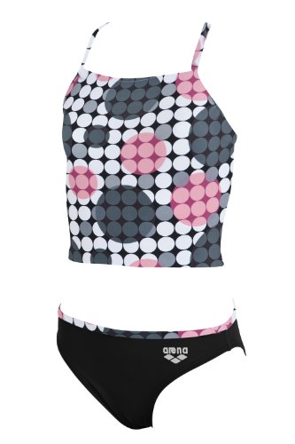 Arena M&auml;dchen Bikini Latangi, fuchsia,black, 128, 15647