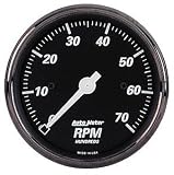 Auto Meter 1498 Designer Black In-Dash Tachometer Gauge