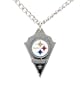 Pittsburgh Steelers Chain Necklace & Pewter Pendant - NFL Football Fan Shop Sports Team Merchandise