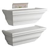 Burnes of Boston LL2990 Level Line 12 White Cambridge 2 pack ledge set by Burnes of Boston