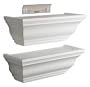 Burnes of Boston LL2990  Level Line 12" White Cambridge 2 pack ledge set