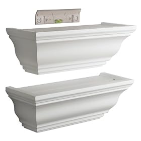 Buy Burnes of Boston LL2990 Level Line 12 White Cambridge 2 pack ledge set by Burnes of Boston now!