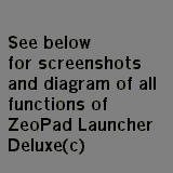 ZeoPad Launcher Deluxe downloadable Software