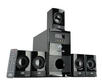VM Audio VMHS512 5.1 Home Multimedia Surround Sound Speaker System w/ USB/SD VM Audio VMHS512 5.1 Home Multimedia Surround Sound Speaker System w/ USB/SD