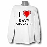 I Love Davy Crockett Long Sleeve T-shirt