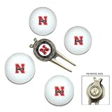 NCAA Nebraska 4Pack Team Golf Ball Gift Set