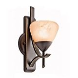 Kichler Lighting 10678OZ 1-Light 13-Watt Olympia Fluorescent Wall Sconce, Old Bronze