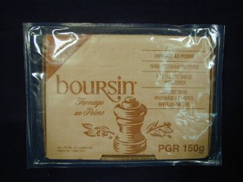 Boursin with Pepper - 6 - 5 OZ Tubs by Cheese Express