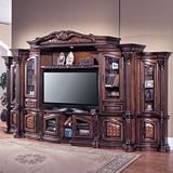 Parker House Grandview Collection Expandable TV Stand and Entertainment Wall System - 6pc