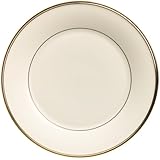 Lenox Eternal Gold Banded Ivory China Dinner Plate