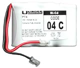Uniross PT4 3.6v Cordless Telephone Battery