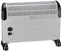 Duracraft CZ-700E Konvektor in hellgr./schwarz 800/1200/2000 Watt f. R&auml;ume b. 24m&sup2;