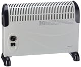 Duracraft CZ-700E Konvektor in hellgr./schwarz 800/1200/2000 Watt f. R�ume b. 24m�