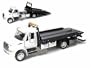 International Dura Star 4400 Flat Bed Tow Truck 1/24 All Black