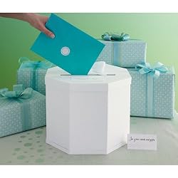 Martha Stewart Gift Card Box, White Eyelet