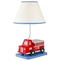Fire Truck Lamp With 7W Nightlight - Blue/ Red
