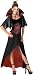 Gothic Vampire Vampiress Halloween Costume Dress with Collar