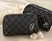Cosmetic Couture Quilted Monogrammed Make-Up Bag