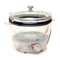 Elite Gourmet 3.5 Quart Transparent Slow Cooker