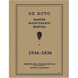1934 1935 1936 DESOTO Shop Service Repair Manual Book by Chrysler