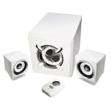 König CMP-SPSW30 2.1 Lautsprecher Set (1000 Watt PMPO) weiß