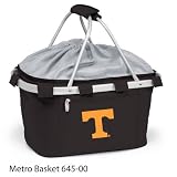 Tennessee Volunteers Portable Recreational Metro Seat Recliner - Black w/Digital Print