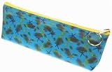 Lenticular Coin Purse / Holder / Case, SOBRE , BLUE, STAR FISH