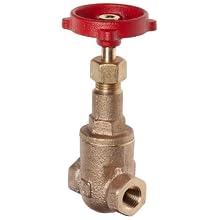 Milwaukee Valve 148 Series Bronze Gate Valve, General Service, Class 125, Rising Stem, NPT Female