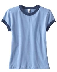Girl's 4.2 oz. Heather Jersey Ringer