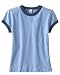 Girl's 4.2 oz. Heather Jersey Ringer