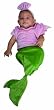 Rubie's Costume Deluxe Baby Bunting, Mermaid Costume, 1 to 9 Months