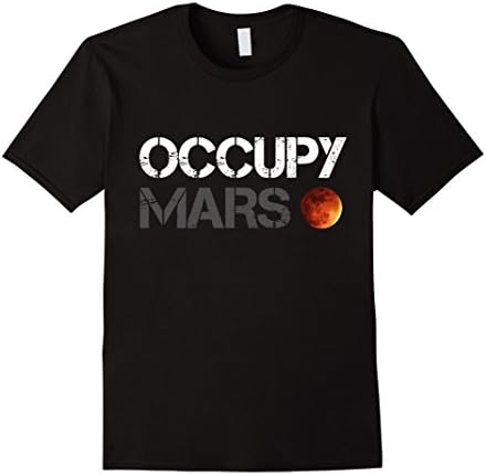Men's Occupy Mars T-Shirt Large Black