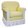 Angel Song Fresh Lemonade Continental Adult Rocker Glider Chair - Down Filled