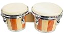 Signature Music Tunable 2 Tone Wood Bongo Set New 4613