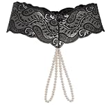 Lady Calston Lady Calston Pearl Thong, Black, Regular