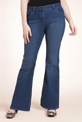 Plus Denim Bootcut Stretch Jeans